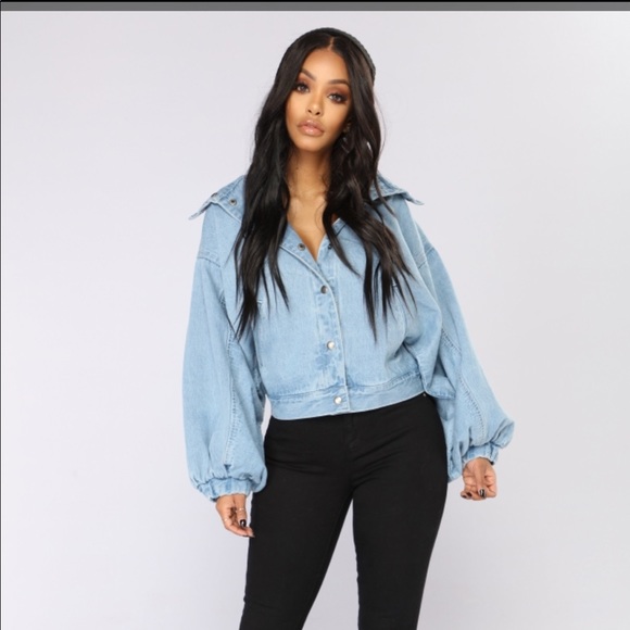 fashion nova long denim jacket